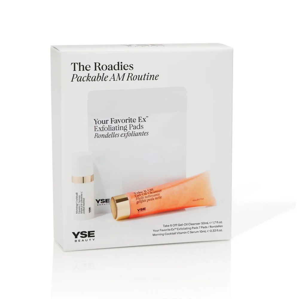 YSE Beauty The Roadies Mini Travel Set AM Routine